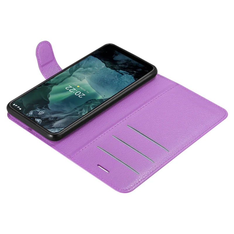 Cadorabo Hülle kompatibel mit Nokia G11 / G21 Schutzhülle mit Magnetverschluss, Standfunktion und Kartenfach