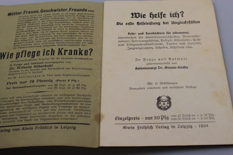 DRK-Taschenhandbuch – 1934