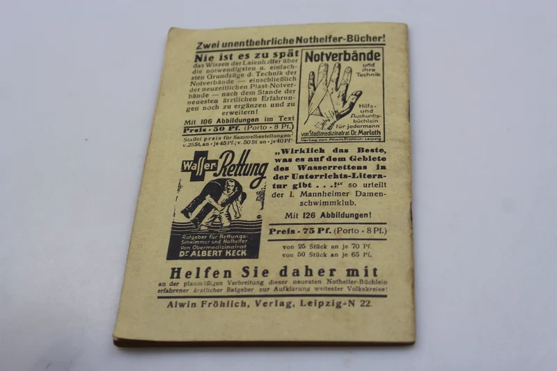 DRK-Taschenhandbuch – 1934