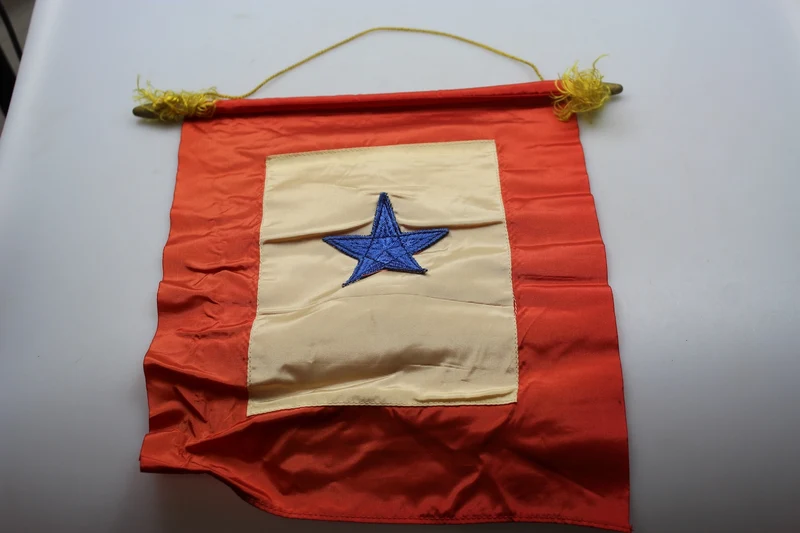US-Armee 2. Weltkrieg – Banner „Kind oder nächster Angehöriger im Dienst“.