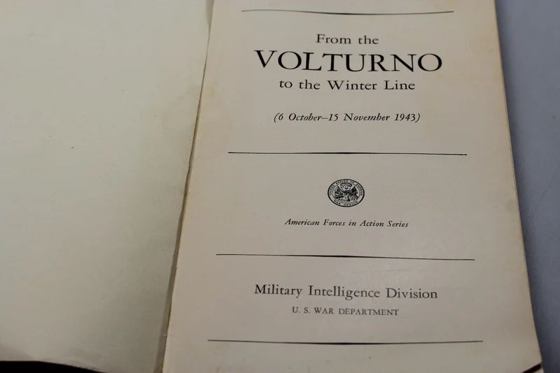 „Vom Volturno zur Winterlinie“ – US-Kriegsministerium