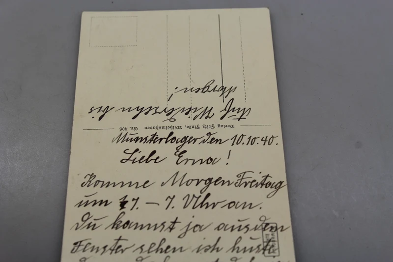 Postkarte der Kriegsmarine 2. Weltkrieg