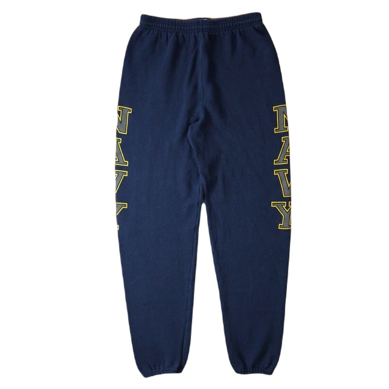 US Military Surplus Vintage Reflective US Navy Sweatpants blau