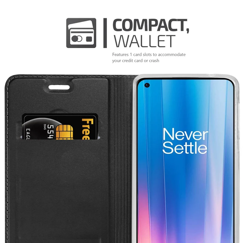 Cadorabo Hülle kompatibel mit OnePlus Nord CE 2 5G Schutzhülle mit Magnetverschluss, Standfunktion und Kartenfach