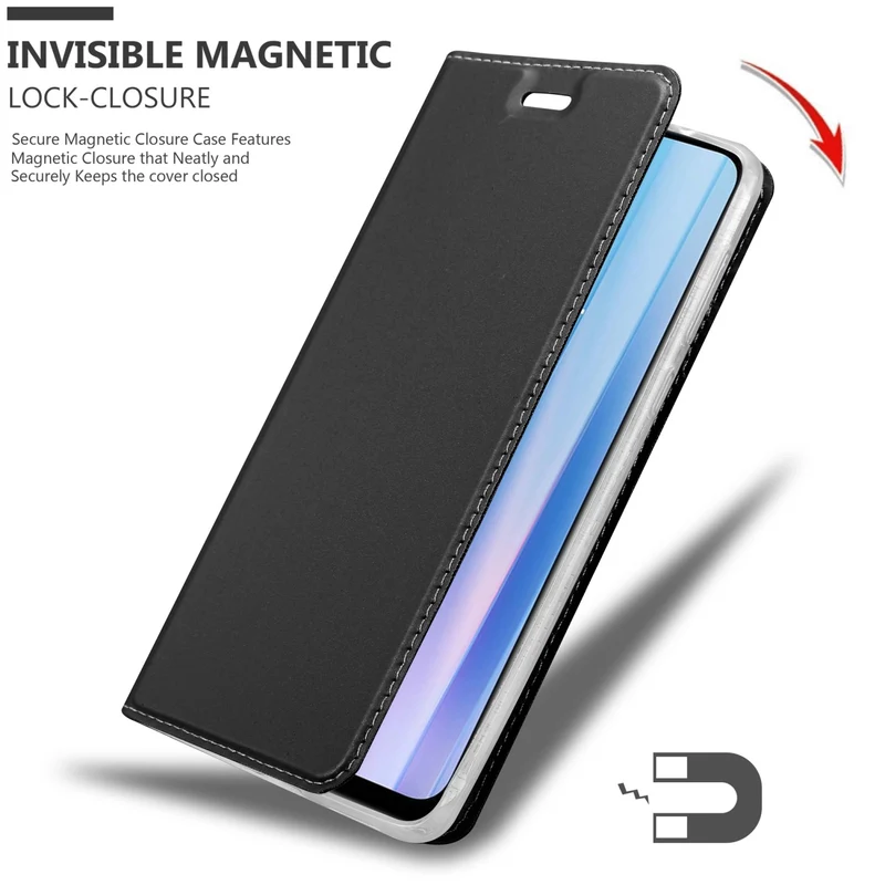 Cadorabo Hülle kompatibel mit OnePlus Nord CE 2 5G Schutzhülle mit Magnetverschluss, Standfunktion und Kartenfach