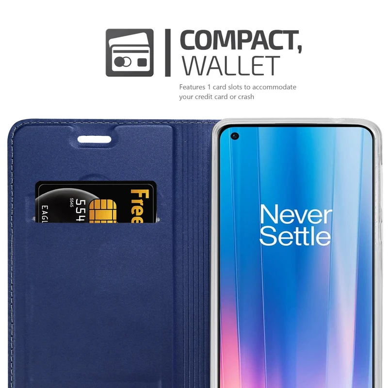 Cadorabo Hülle kompatibel mit OnePlus Nord CE 2 5G Schutzhülle mit Magnetverschluss, Standfunktion und Kartenfach