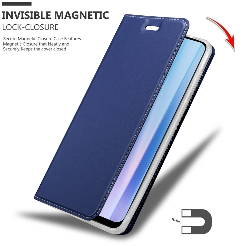 Cadorabo Hülle kompatibel mit OnePlus Nord CE 2 5G Schutzhülle mit Magnetverschluss, Standfunktion und Kartenfach