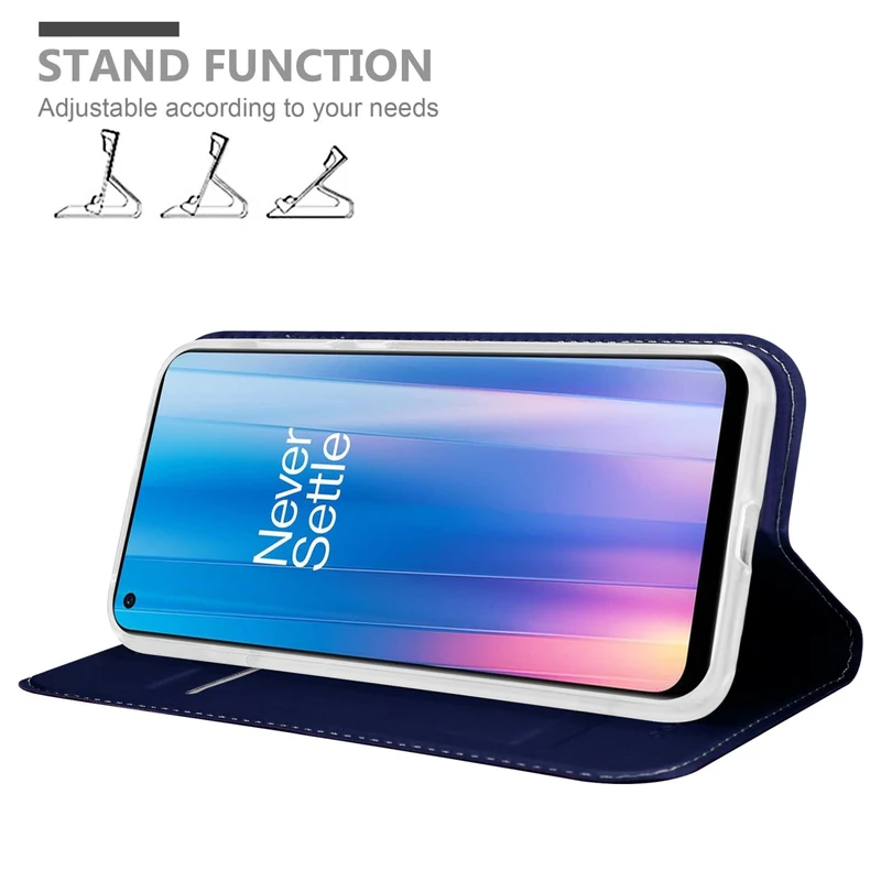 Cadorabo Hülle kompatibel mit OnePlus Nord CE 2 5G Schutzhülle mit Magnetverschluss, Standfunktion und Kartenfach