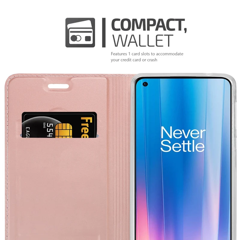 Cadorabo Hülle kompatibel mit OnePlus Nord CE 2 5G Schutzhülle mit Magnetverschluss, Standfunktion und Kartenfach