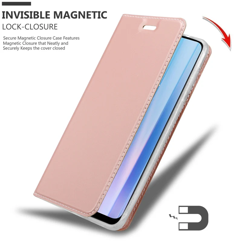 Cadorabo Hülle kompatibel mit OnePlus Nord CE 2 5G Schutzhülle mit Magnetverschluss, Standfunktion und Kartenfach