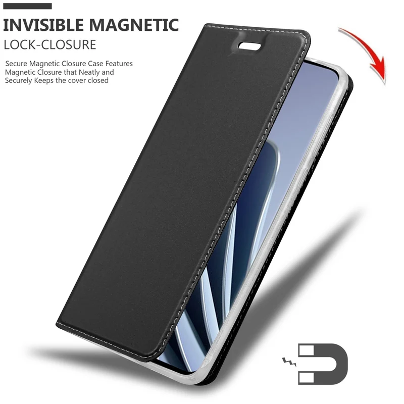 Cadorabo Hülle kompatibel mit OnePlus 10 PRO 5G Schutzhülle mit Magnetverschluss, Standfunktion und Kartenfach