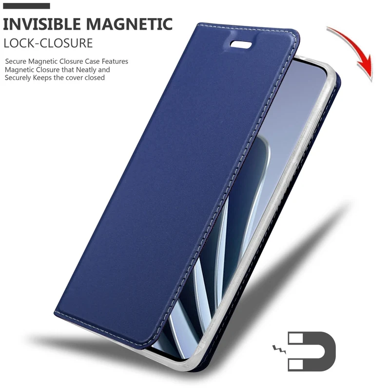 Cadorabo Hülle kompatibel mit OnePlus 10 PRO 5G Schutzhülle mit Magnetverschluss, Standfunktion und Kartenfach