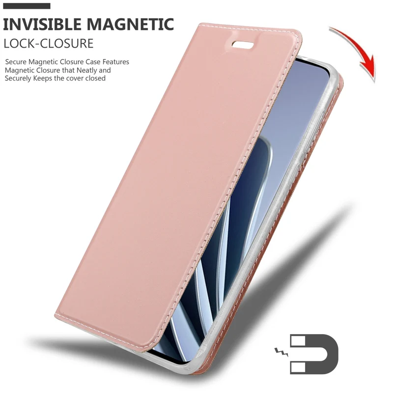 Cadorabo Hülle kompatibel mit OnePlus 10 PRO 5G Schutzhülle mit Magnetverschluss, Standfunktion und Kartenfach