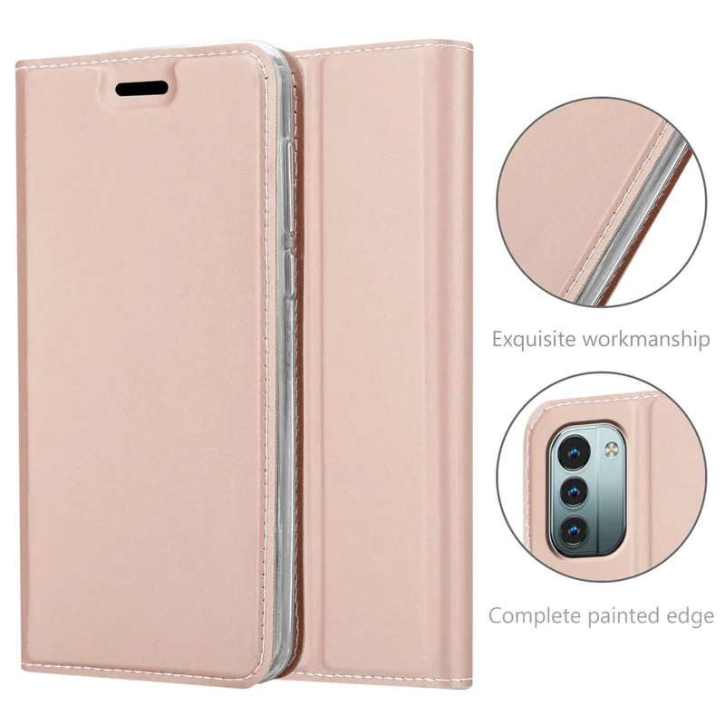 Cadorabo Hülle kompatibel mit Nokia G11 / G21 Schutzhülle mit Magnetverschluss, Standfunktion und Kartenfach
