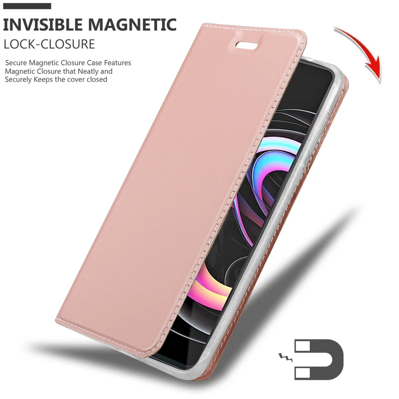 Cadorabo Hülle kompatibel mit Motorola EDGE 20 PRO / EDGE S PRO Schutzhülle mit Magnetverschluss, Standfunktion und Kartenfach