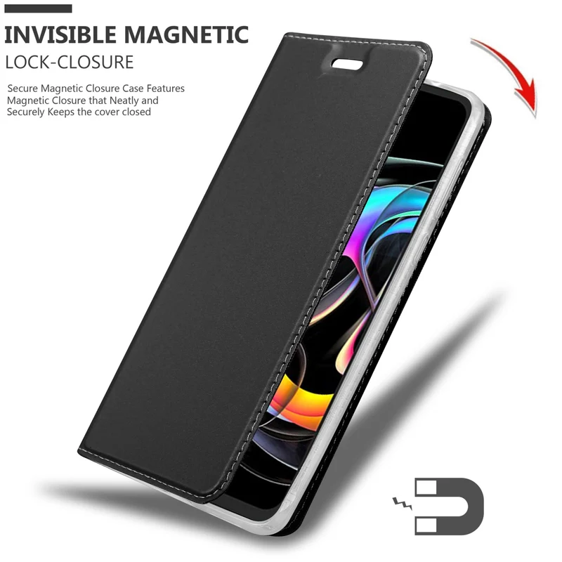 Cadorabo Hülle kompatibel mit Motorola EDGE 20 LITE / FUSION Schutzhülle mit Magnetverschluss, Standfunktion und Kartenfach