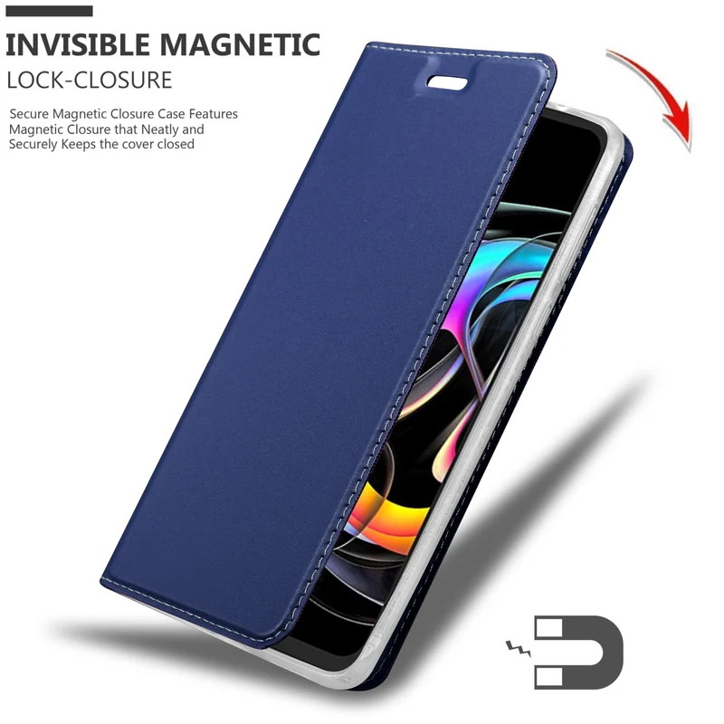 Cadorabo Hülle kompatibel mit Motorola EDGE 20 LITE / FUSION Schutzhülle mit Magnetverschluss, Standfunktion und Kartenfach