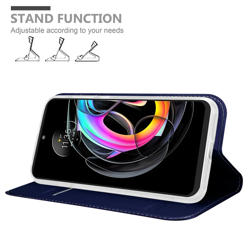 Cadorabo Hülle kompatibel mit Motorola EDGE 20 LITE / FUSION Schutzhülle mit Magnetverschluss, Standfunktion und Kartenfach
