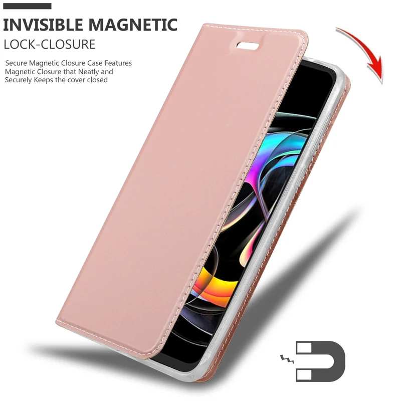 Cadorabo Hülle kompatibel mit Motorola EDGE 20 LITE / FUSION Schutzhülle mit Magnetverschluss, Standfunktion und Kartenfach