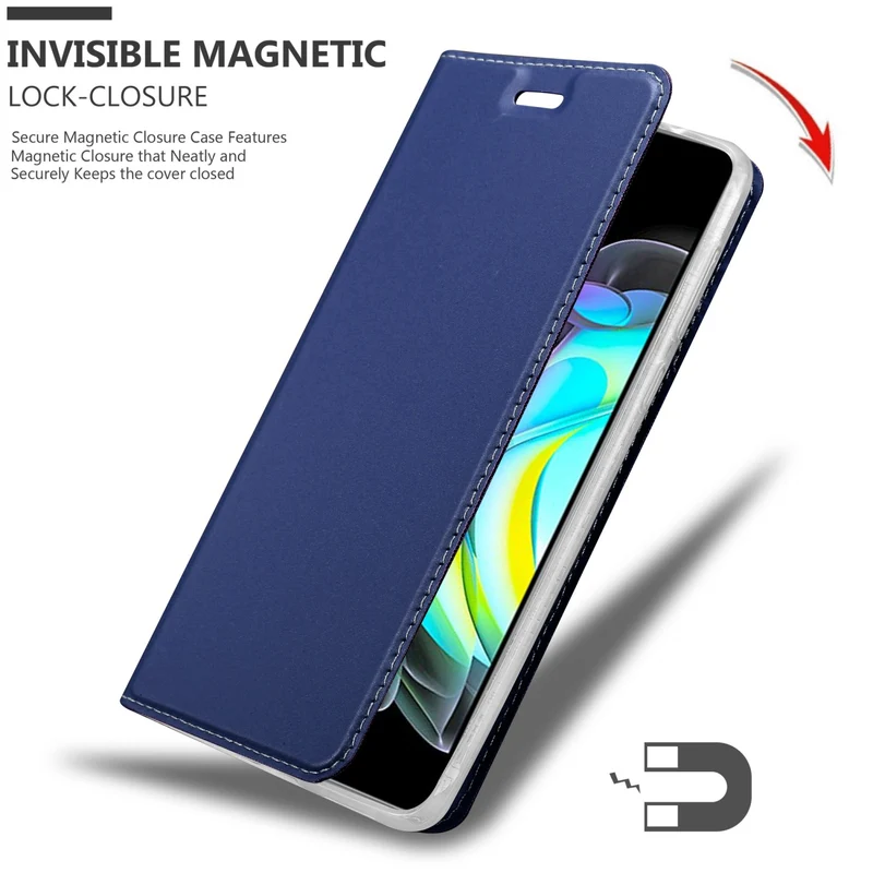 Cadorabo Hülle kompatibel mit Motorola EDGE 20 Schutzhülle mit Magnetverschluss, Standfunktion und Kartenfach