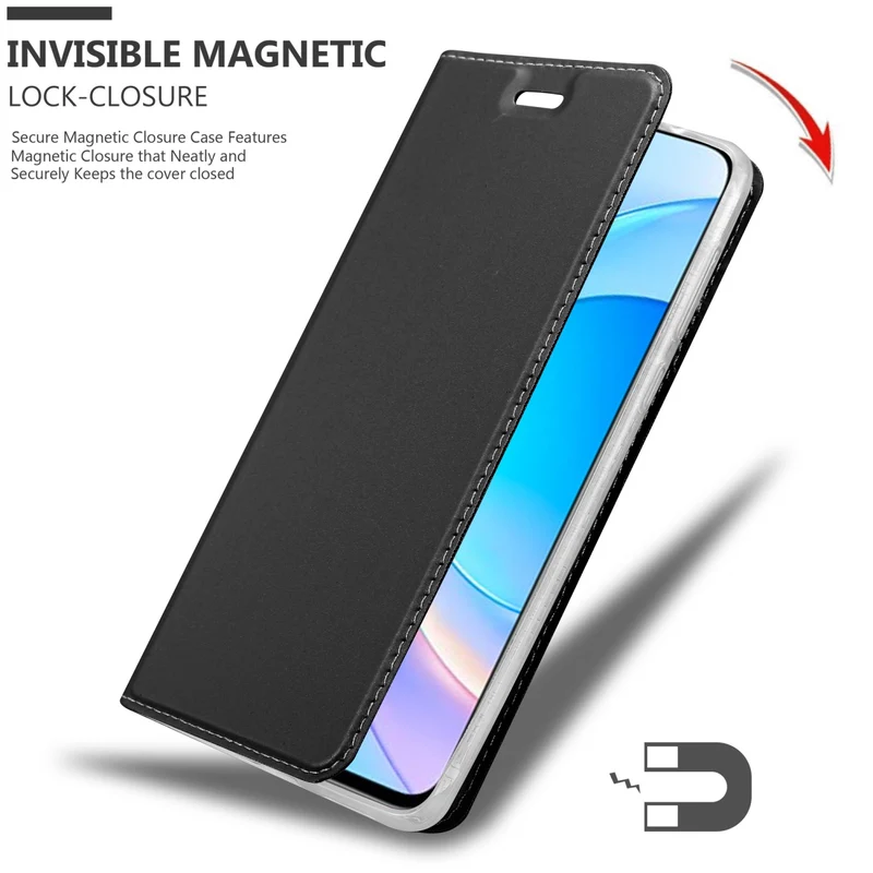 Cadorabo Hülle kompatibel mit Honor 50 LITE Schutzhülle mit Magnetverschluss, Standfunktion und Kartenfach