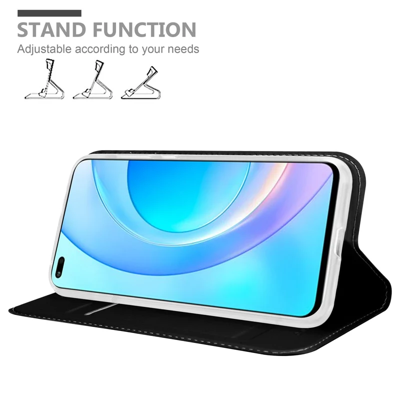 Cadorabo Hülle kompatibel mit Honor 50 LITE Schutzhülle mit Magnetverschluss, Standfunktion und Kartenfach