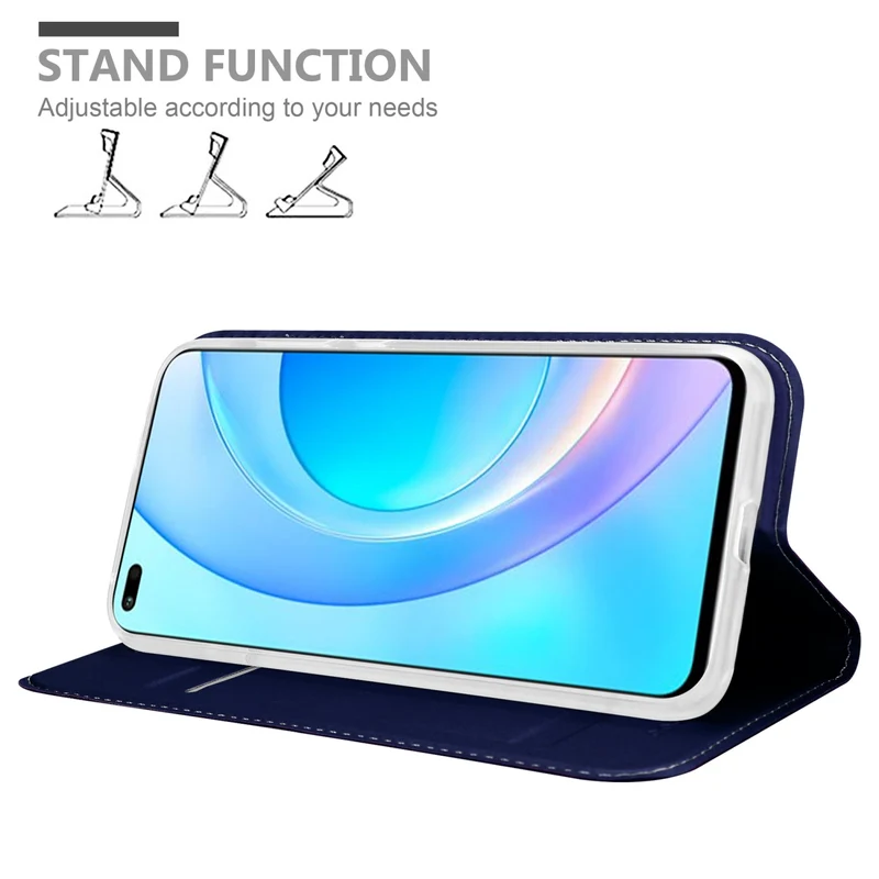 Cadorabo Hülle kompatibel mit Honor 50 LITE Schutzhülle mit Magnetverschluss, Standfunktion und Kartenfach