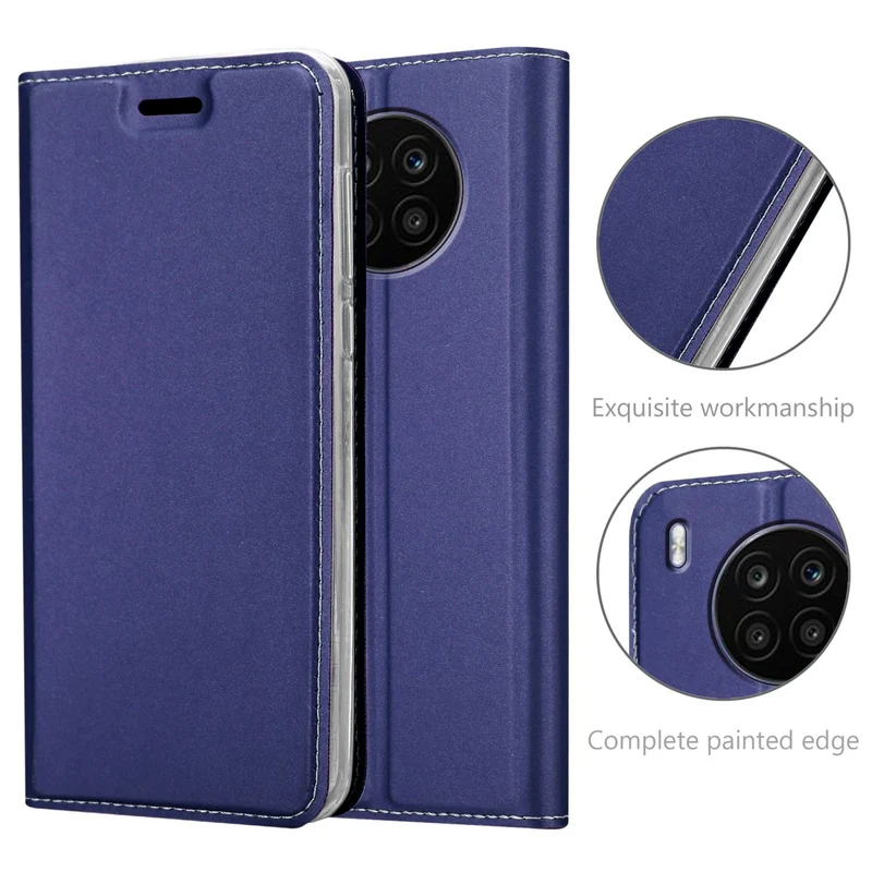 Cadorabo Hülle kompatibel mit Honor 50 LITE Schutzhülle mit Magnetverschluss, Standfunktion und Kartenfach