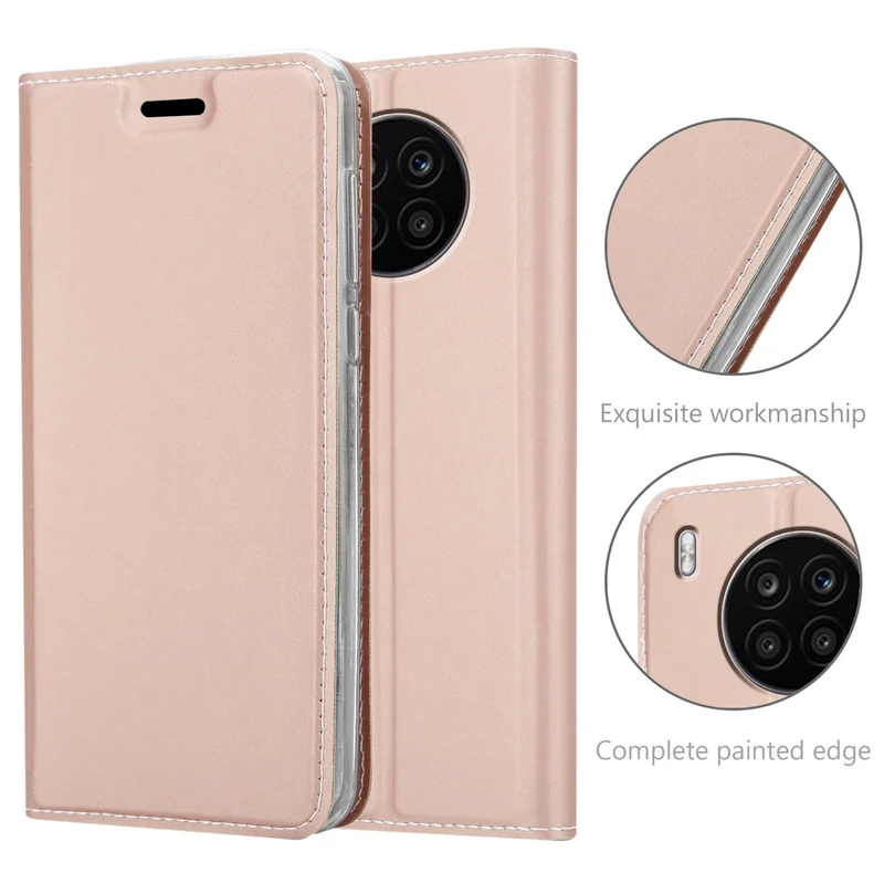 Cadorabo Hülle kompatibel mit Honor 50 LITE Schutzhülle mit Magnetverschluss, Standfunktion und Kartenfach