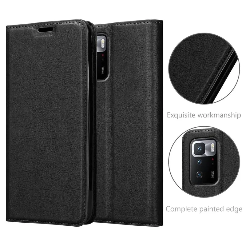 Cadorabo Hülle kompatibel mit Xiaomi POCO X3 GT Schutzhülle mit Magnetverschluss, Standfunktion und Kartenfach