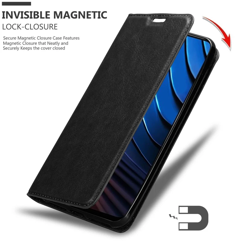Cadorabo Hülle kompatibel mit Xiaomi POCO X3 GT Schutzhülle mit Magnetverschluss, Standfunktion und Kartenfach