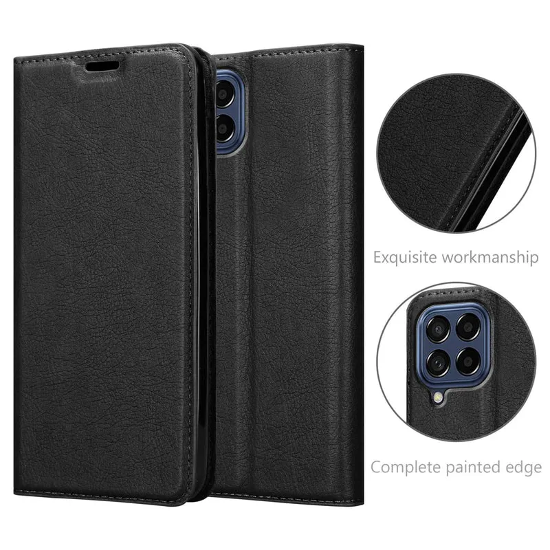 Cadorabo Hülle kompatibel mit Samsung Galaxy M53 5G Schutzhülle mit Magnetverschluss, Standfunktion und Kartenfach