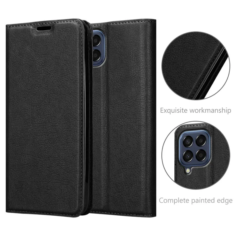 Cadorabo Hülle kompatibel mit Samsung Galaxy M33 5G Schutzhülle mit Magnetverschluss, Standfunktion und Kartenfach