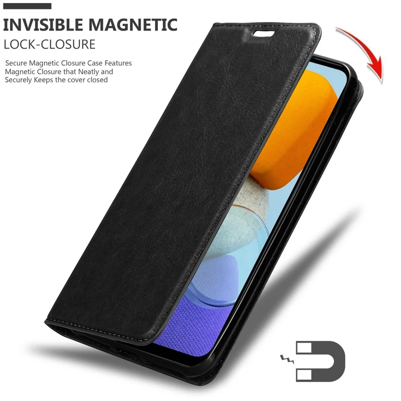 Cadorabo Hülle kompatibel mit Samsung Galaxy M23 5G Schutzhülle mit Magnetverschluss, Standfunktion und Kartenfach
