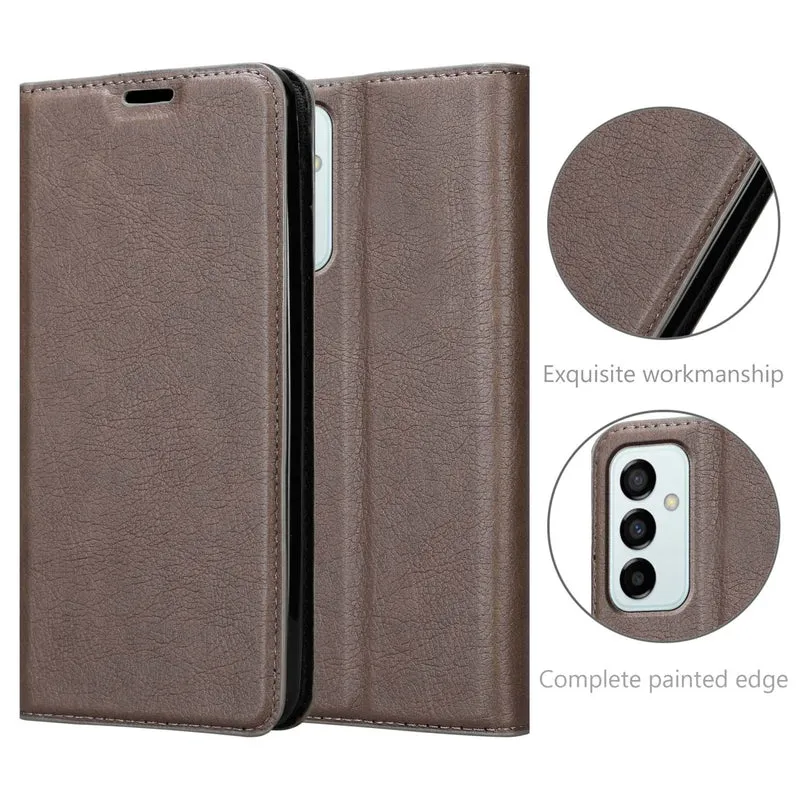 Cadorabo Hülle kompatibel mit Samsung Galaxy M23 5G Schutzhülle mit Magnetverschluss, Standfunktion und Kartenfach