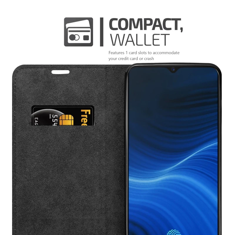 Cadorabo Hülle kompatibel mit Realme X2 PRO / Oppo Reno Ace Schutzhülle mit Magnetverschluss, Standfunktion und Kartenfach