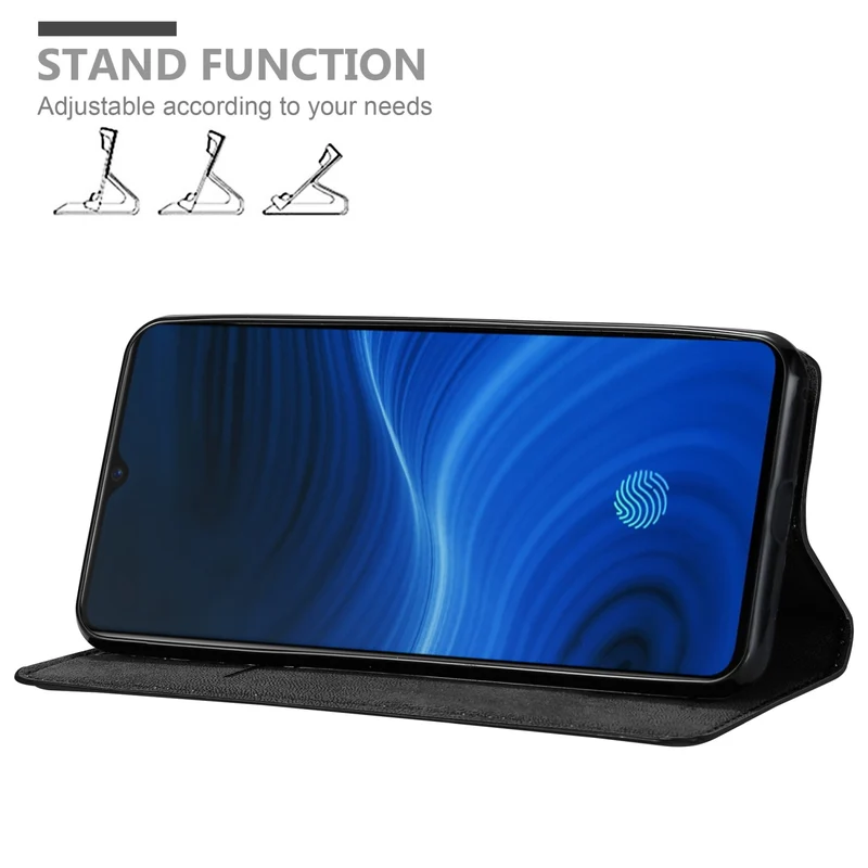Cadorabo Hülle kompatibel mit Realme X2 PRO / Oppo Reno Ace Schutzhülle mit Magnetverschluss, Standfunktion und Kartenfach