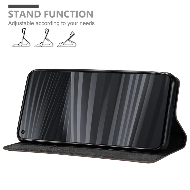 Cadorabo Hülle kompatibel mit Realme GT 2 / GT Neo 2 Schutzhülle mit Magnetverschluss, Standfunktion und Kartenfach