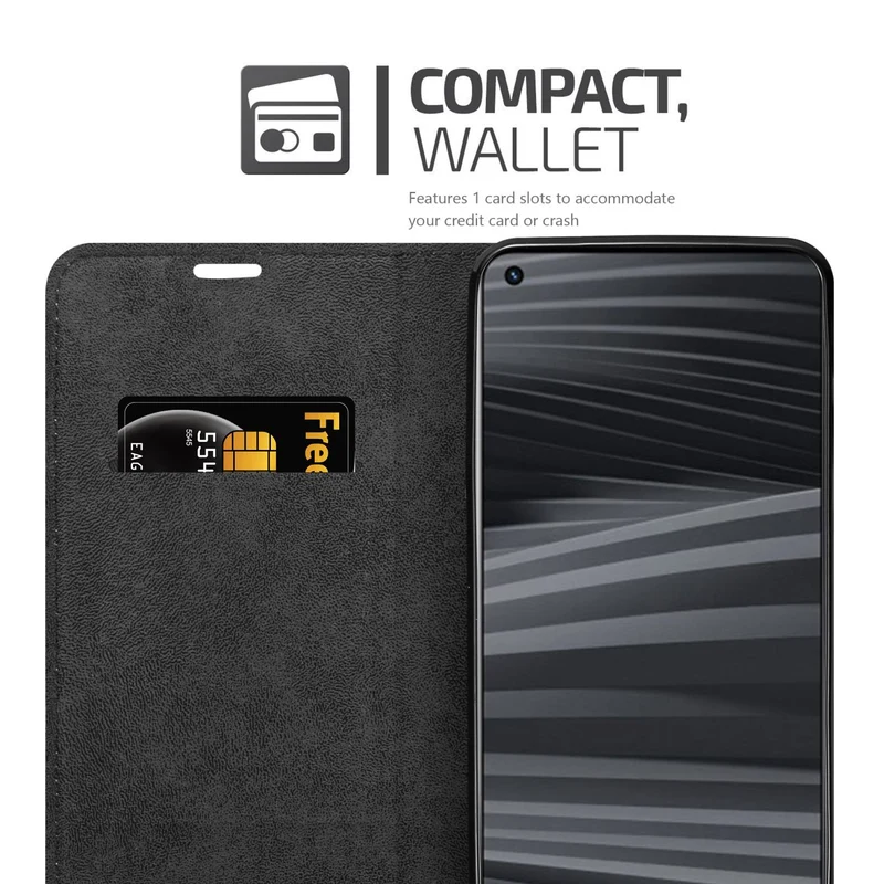 Cadorabo Hülle kompatibel mit Realme GT 2 / GT Neo 2 Schutzhülle mit Magnetverschluss, Standfunktion und Kartenfach