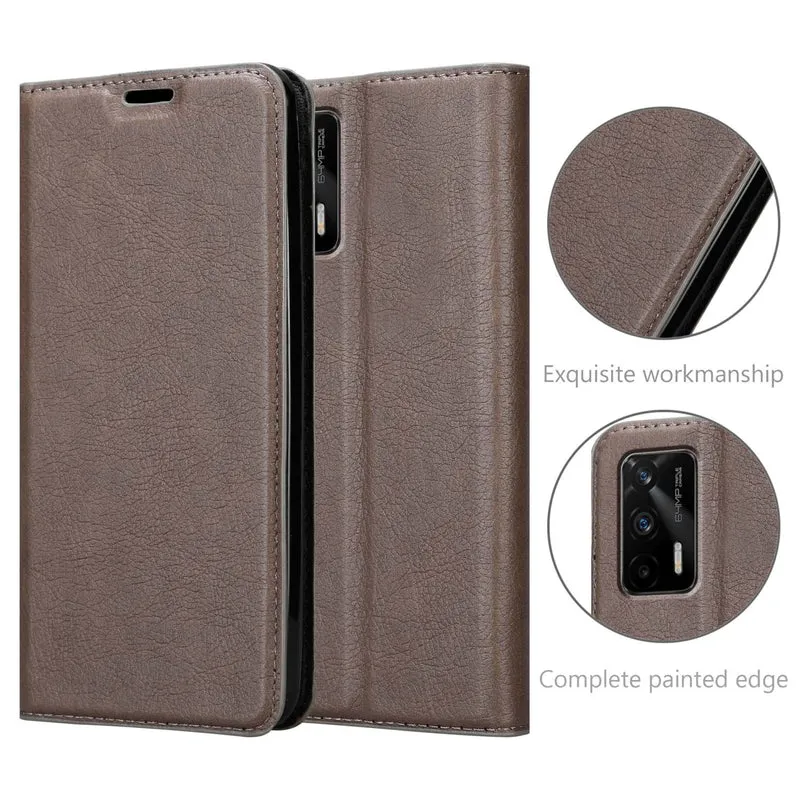 Cadorabo Hülle kompatibel mit Realme GT / GT Neo 2T / Q3 PRO Schutzhülle mit Magnetverschluss, Standfunktion und Kartenfach