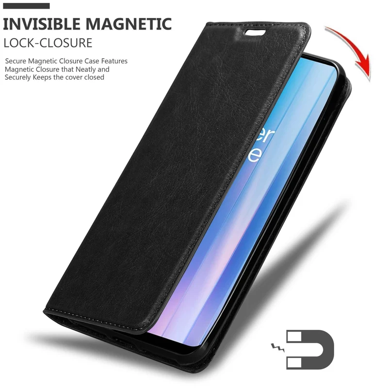 Cadorabo Hülle kompatibel mit OnePlus Nord CE 2 5G Schutzhülle mit Magnetverschluss, Standfunktion und Kartenfach