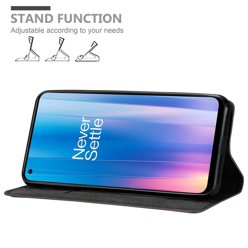 Cadorabo Hülle kompatibel mit OnePlus Nord CE 2 5G Schutzhülle mit Magnetverschluss, Standfunktion und Kartenfach