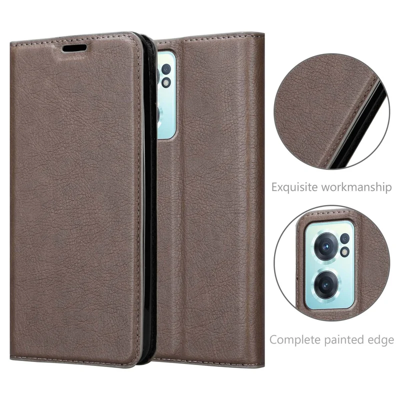 Cadorabo Hülle kompatibel mit OnePlus Nord CE 2 5G Schutzhülle mit Magnetverschluss, Standfunktion und Kartenfach