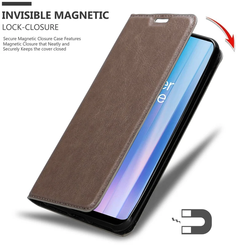Cadorabo Hülle kompatibel mit OnePlus Nord CE 2 5G Schutzhülle mit Magnetverschluss, Standfunktion und Kartenfach