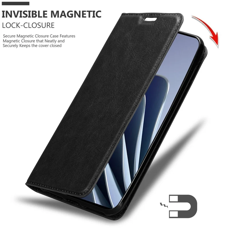 Cadorabo Hülle kompatibel mit OnePlus 10 PRO 5G Schutzhülle mit Magnetverschluss, Standfunktion und Kartenfach