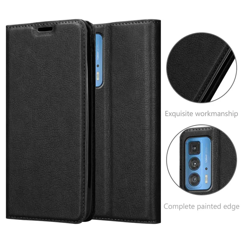 Cadorabo Hülle kompatibel mit Motorola EDGE 20 PRO / EDGE S PRO Schutzhülle mit Magnetverschluss, Standfunktion und Kartenfach
