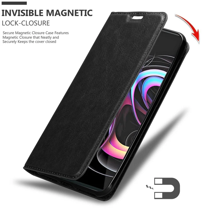 Cadorabo Hülle kompatibel mit Motorola EDGE 20 PRO / EDGE S PRO Schutzhülle mit Magnetverschluss, Standfunktion und Kartenfach