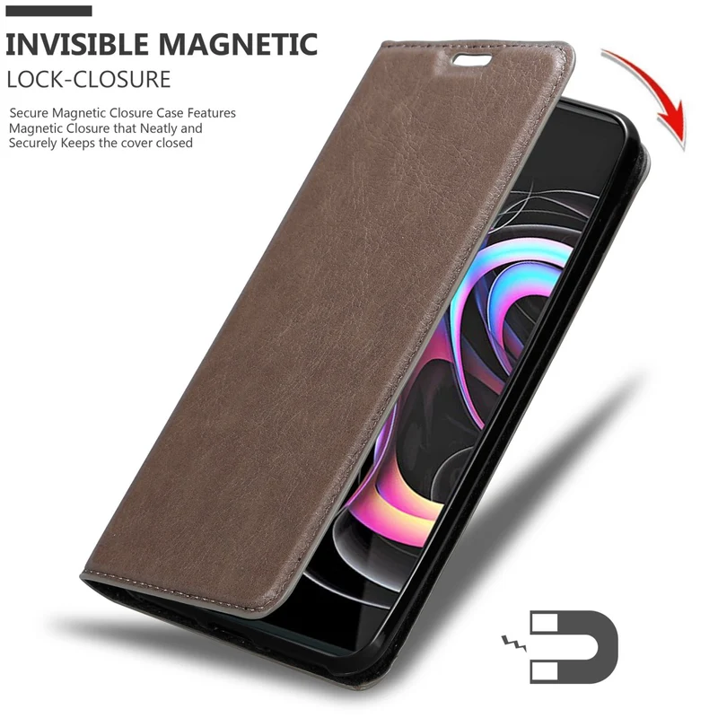 Cadorabo Hülle kompatibel mit Motorola EDGE 20 PRO / EDGE S PRO Schutzhülle mit Magnetverschluss, Standfunktion und Kartenfach