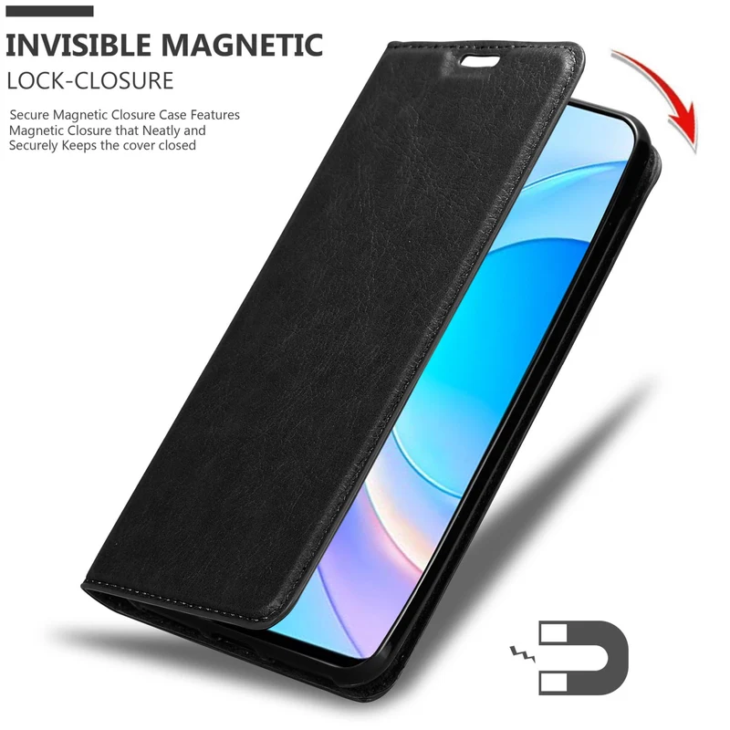 Cadorabo Hülle kompatibel mit Honor 50 LITE Schutzhülle mit Magnetverschluss, Standfunktion und Kartenfach