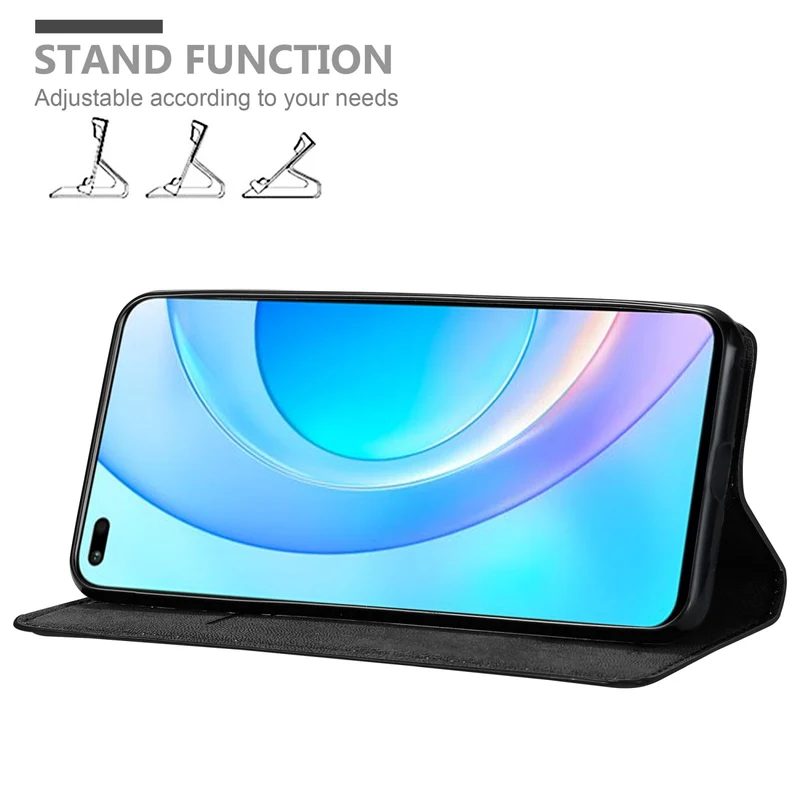 Cadorabo Hülle kompatibel mit Honor 50 LITE Schutzhülle mit Magnetverschluss, Standfunktion und Kartenfach